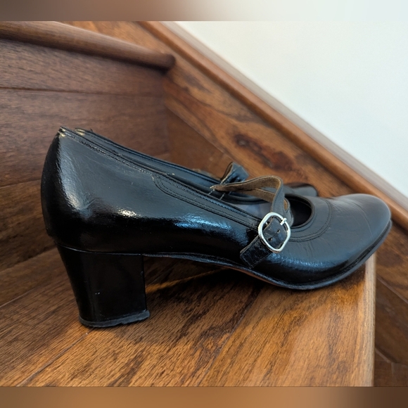 Vintage Celebrity Handmade 1920s Style Mary Jane Heeled Women's Shoes Size 9B - Picture 6 of 14